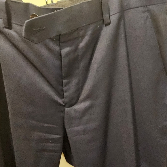 Lauren Ralph Lauren Men's Flat From Straight legs Navy blue pants size … - Picture 2 of 13